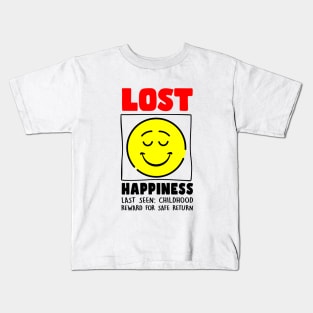 In search of happiness Kids T-Shirt